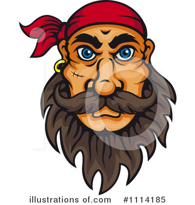 Royalty-Free (RF) Pirate Clipart Illustration by Vector Tradition SM - Stock Sample #1114185
