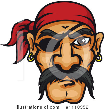 Royalty-Free (RF) Pirate Clipart Illustration by Vector Tradition SM - Stock Sample #1118352