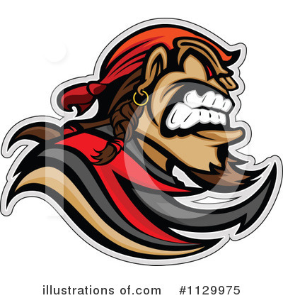 Royalty-Free (RF) Pirate Clipart Illustration by Chromaco - Stock Sample #1129975