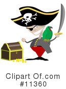 Pirate Clipart #11360 by AtStockIllustration