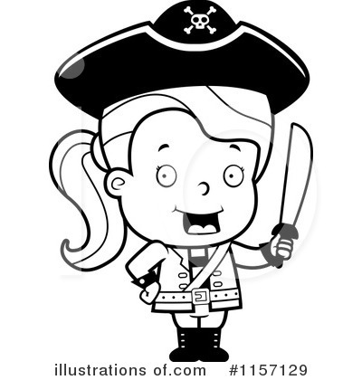 Royalty-Free (RF) Pirate Clipart Illustration by Cory Thoman - Stock Sample #1157129