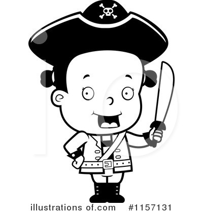 Royalty-Free (RF) Pirate Clipart Illustration by Cory Thoman - Stock Sample #1157131