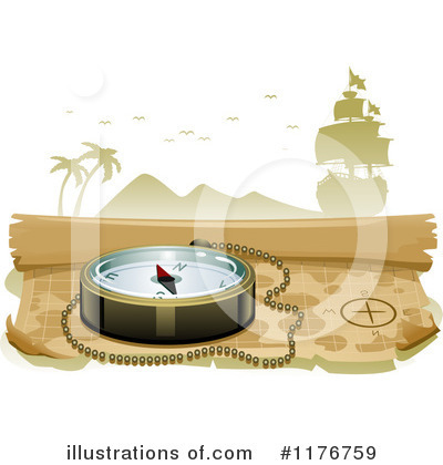 Treasure Map Clipart #1176759 by BNP Design Studio