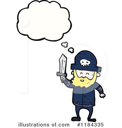 Royalty-Free (RF) Pirate Clipart Illustration by lineartestpilot - Stock Sample #1184335