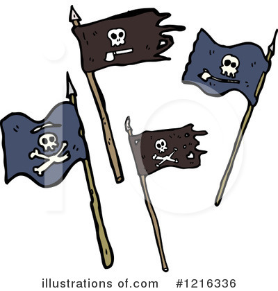 Royalty-Free (RF) Pirate Clipart Illustration by lineartestpilot - Stock Sample #1216336