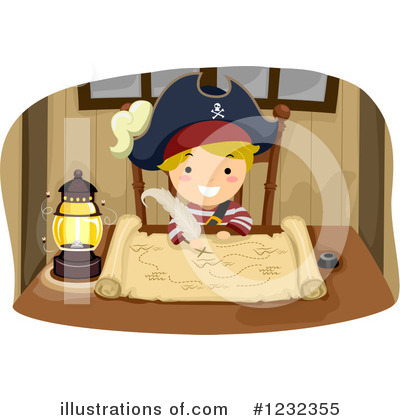 Treasure Map Clipart #1232355 by BNP Design Studio