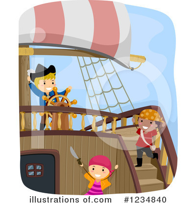 Royalty-Free (RF) Pirate Clipart Illustration by BNP Design Studio - Stock Sample #1234840