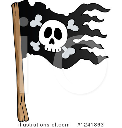 Royalty-Free (RF) Pirate Clipart Illustration by visekart - Stock Sample #1241863