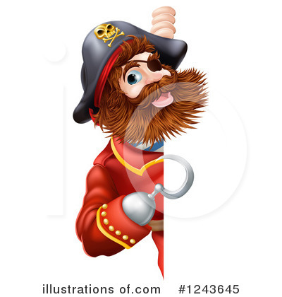 Pirate Clipart #1243645 by AtStockIllustration