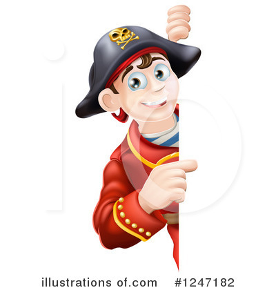 Pirate Clipart #1247182 by AtStockIllustration