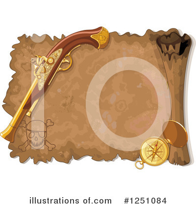 Treasure Map Clipart #1251084 by Pushkin