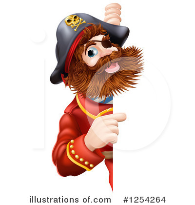 Pirate Clipart #1254264 by AtStockIllustration