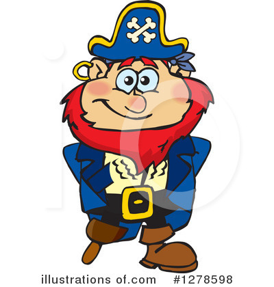 Pirate Clipart #1278598 by Dennis Holmes Designs