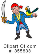 Pirate Clipart #1355838 by LaffToon