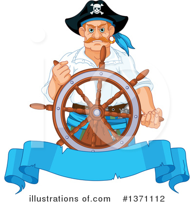 Royalty-Free (RF) Pirate Clipart Illustration by Pushkin - Stock Sample #1371112