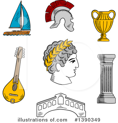Caesar Clipart #1390349 by Vector Tradition SM