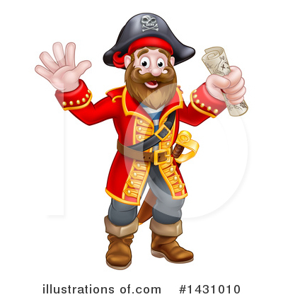 Royalty-Free (RF) Pirate Clipart Illustration by AtStockIllustration - Stock Sample #1431010