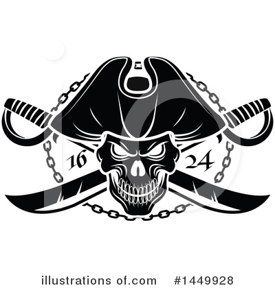 Royalty-Free (RF) Pirate Clipart Illustration by Vector Tradition SM - Stock Sample #1449928