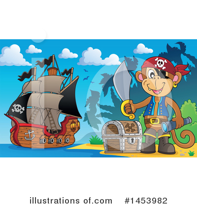 Treasure Chest Clipart #1453982 by visekart