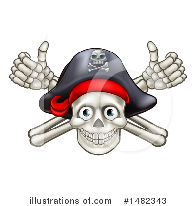 Royalty-Free (RF) Pirate Clipart Illustration by AtStockIllustration - Stock Sample #1482343