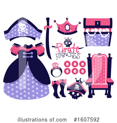 Royalty-Free (RF) Pirate Clipart Illustration by BNP Design Studio - Stock Sample #1607592