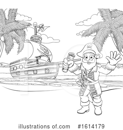 Royalty-Free (RF) Pirate Clipart Illustration by AtStockIllustration - Stock Sample #1614179