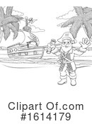 Pirate Clipart #1614179 by AtStockIllustration