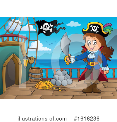 Pirate Ship Clipart #1616236 by visekart