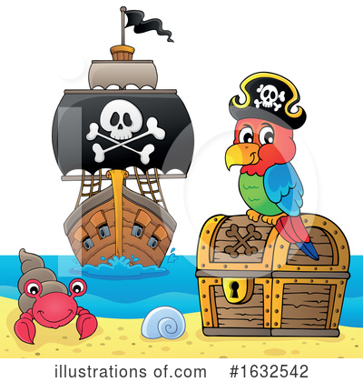 Royalty-Free (RF) Pirate Clipart Illustration by visekart - Stock Sample #1632542