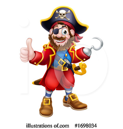 Piracy Clipart #1698034 by AtStockIllustration