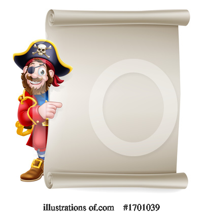 Royalty-Free (RF) Pirate Clipart Illustration by AtStockIllustration - Stock Sample #1701039