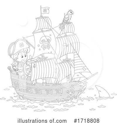 Royalty-Free (RF) Pirate Clipart Illustration by Alex Bannykh - Stock Sample #1718808
