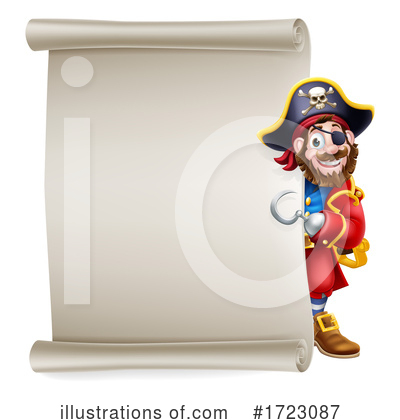Royalty-Free (RF) Pirate Clipart Illustration by AtStockIllustration - Stock Sample #1723087
