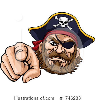 Royalty-Free (RF) Pirate Clipart Illustration by AtStockIllustration - Stock Sample #1746233