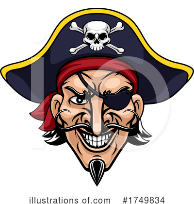 Pirate Clipart #1749834 by AtStockIllustration