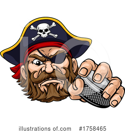 Royalty-Free (RF) Pirate Clipart Illustration by AtStockIllustration - Stock Sample #1758465