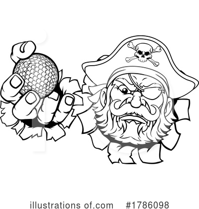 Royalty-Free (RF) Pirate Clipart Illustration by AtStockIllustration - Stock Sample #1786098