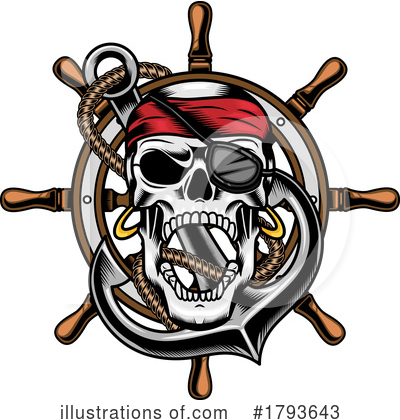 Skull Clipart #1793643 by Hit Toon