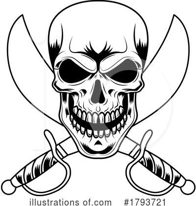 Pirate Clipart #1793721 by Hit Toon