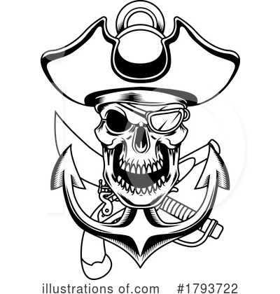 Skull Clipart #1793722 by Hit Toon