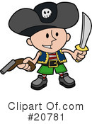 Pirate Clipart #20781 by AtStockIllustration