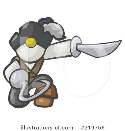 Royalty-Free (RF) Pirate Clipart Illustration by Leo Blanchette - Stock Sample #219756