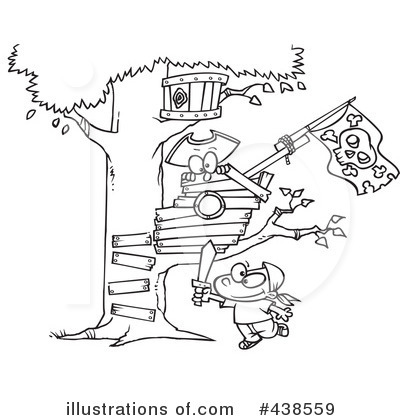 Tree House Clipart #438559 by toonaday