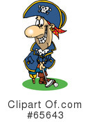 Pirate Clipart #65643 by Dennis Holmes Designs