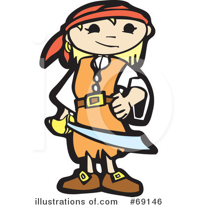 Royalty-Free (RF) Pirate Clipart Illustration by xunantunich - Stock Sample #69146