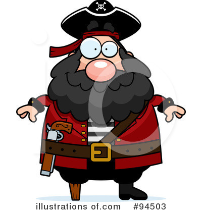 Royalty-Free (RF) Pirate Clipart Illustration by Cory Thoman - Stock Sample #94503