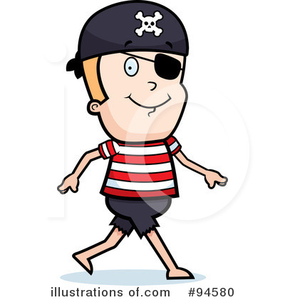 Royalty-Free (RF) Pirate Clipart Illustration by Cory Thoman - Stock Sample #94580