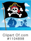 Pirate Flag Clipart #1104898 by visekart