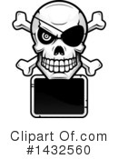 Pirate Skull Clipart #1432560 by Cory Thoman