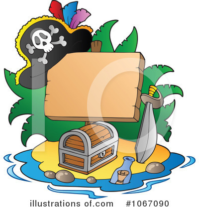 Royalty-Free (RF) Pirates Clipart Illustration by visekart - Stock Sample #1067090